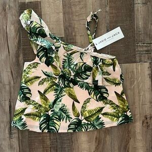 Tropical baby tank top